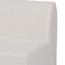 Verity Ainsworth Slipcover Dining Bench - 72 Broadway Snow