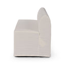 Verity Ainsworth Slipcover Dining Bench - 72 Broadway Snow