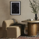 Verity Ainsworth Slipcover Dining Bench - 82 Broadway Canvas