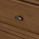 Aveline 6 Drawer Dresser - Toasted Oak W Polished White