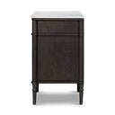 Aveline 6 Drawer Dresser - Distressed Black W Polished White