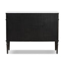Vesper Chest - Distressed Black Oak W Polished White