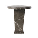 Verity Eslo End Table - Grey Italian Marble