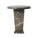 Verity Eslo End Table - Grey Italian Marble