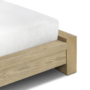 Luxe Haven Torrington Bed - Queen Sandy Oak Resawn