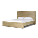 Luxe Haven Torrington Bed - Queen Sandy Oak Resawn