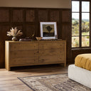 Aria Torrington 6 Drawer Dresser - Sandy Oak Veneer