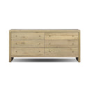 Verity Torrington 6 Drawer Dresser - Sandy Oak Veneer