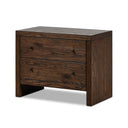 Aria Torrington Charging Nightstand - Umber Oak Veneer