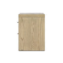 Aria Torrington Charging Nightstand - Sandy Oak Veneer