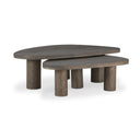 Aveline Zion Nesting Coffee Table Set - Grey Tobacco Oak
