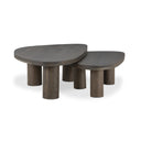 Aveline Zion Nesting Coffee Table Set - Grey Tobacco Oak