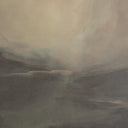 Refined Fog I by Lauren Fuhr - 405X60 White Oak Framed Canvas Floater