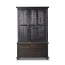 Aveline The You Will Need A Lot Of Hinges Cabinet - Distressed Burnt Black Veneer