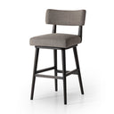 Luxe Haven Cardell Swivel Bar Counter Stool - Bar Alcala Nickel