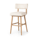 Luxe Haven Cardell Swivel Bar Counter Stool - Bar Essence Natural