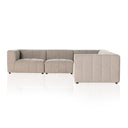 Vesper Langham Channeled 5-Piece Sectional - 5-Piece Sectional Napa Sandstone
