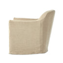 Verity Slipcover Swivel Chair - Broadway Dune