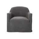 Verity Slipcover Swivel Chair - Broadway Denim