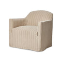 Verity Slipcover Swivel Chair - Lavon Flint