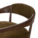 Verity Dane Chair - Cottswald Moss Nubuck