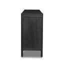 Luxe Haven Sydney 9 Drawer Dresser - Black Wash W Black Cane