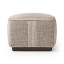 Aria Sinclair Square Ottoman-21 - Manchester Flint