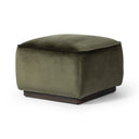 Aria Sinclair Square Ottoman-21 - Surrey Olive
