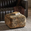 Aria Sinclair Square Ottoman-21 - Balkan Ochre
