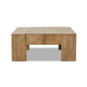 Aveline Abaso Rectangular Coffee Table - Rustic Wormwood Oak
