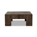 Aveline Abaso Rectangular Coffee Table - Ebony Rustic Wormwood Oak