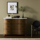 Valora Marble Chest - Toasted Oak