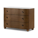 Valora Marble Chest - Toasted Oak