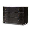 Valora Marble Chest - Distressed Black