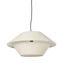 Luxe Mccarthy Pendant - Designer Ceiling Light - Beige Linen
