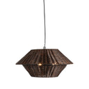Luxe Mccarthy Pendant - Designer Ceiling Light - Brown Rattan