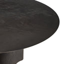 Aveline Round Side Table In Solid Iron - Default Title