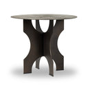 Aveline Round Side Table In Solid Iron - Default Title