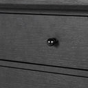 Ashford Kitchen Island - Black Oak