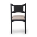 Verity Haddon Dining Chair - Black Rush