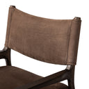 Aurelia Jayla Dining Armchair - Nubuck Cigar