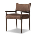 Aurelia Jayla Dining Armchair - Nubuck Cigar
