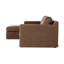 Aveline Hampton 2-Piece Slipcover Sectional - Left Chaise Antwerp Cafe