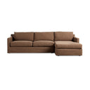 Aveline Hampton 2-Piece Slipcover Sectional - Right Chaise Antwerp Cafe