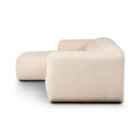 Luxe Radley Power Recliner 3-Piece Sectional W Chaise - Antigo Natural Left Chaise