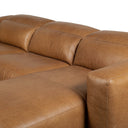 Luxe Radley Power Recliner 3-Piece Sectional W Chaise - Sonoma Butterscotch Right Chaise