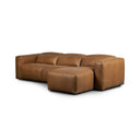 Luxe Radley Power Recliner 3-Piece Sectional W Chaise - Sonoma Butterscotch Right Chaise