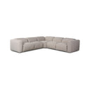 Nova Power Recliner 5-Piece Sectional - Laken Stone