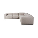 Nova Power Recliner 5-Piece Sectional - Laken Stone