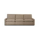 Evermore Tillery Power Recliner 3-Piece Sectional - Crypton Nomad Taupe